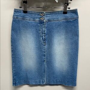 Vintage Lauren Jeans Co Ralph Lauren Stretch Denim Jean Pencil Skirt 6